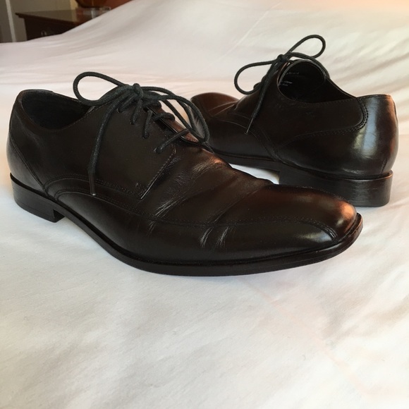 GORDON RUSH Men’s Leather Dress Shoes, Size 8 - Picture 6 of 7